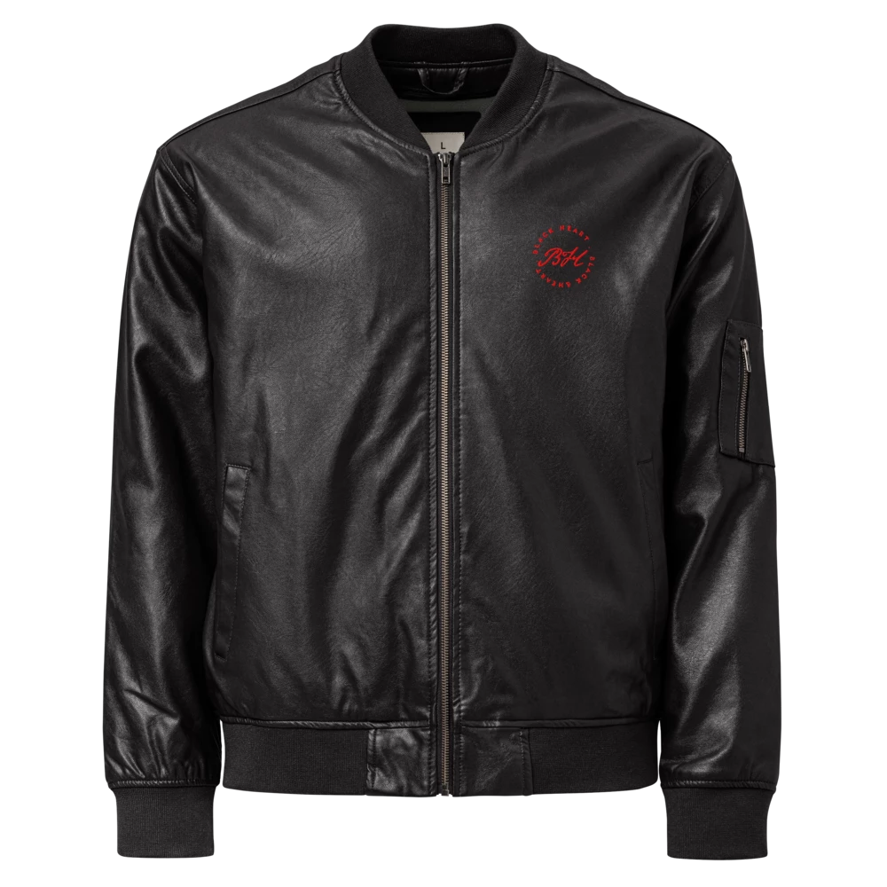 Leather Bomber Jacket | Threadfast Apparel 395J